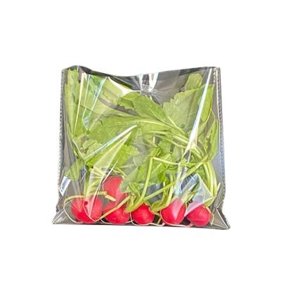 China Fogproof Barrier Plastic Packaging Bag Packing Bag With Air Vents For Fresh Vegetable for sale