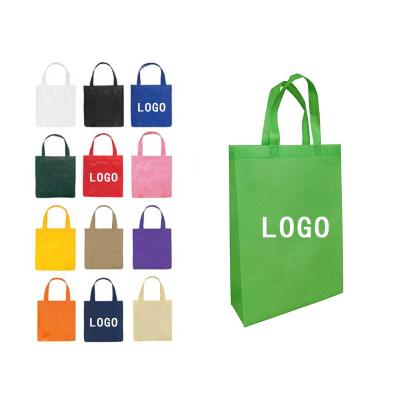 China Recyclable Impact Resistance BIODEGRADABLE Customized Reusable Packaging Shopping Non Woven Bags For Shopping Laminated Nonwoven Vest Tote Bags Nonwoven Bags for sale