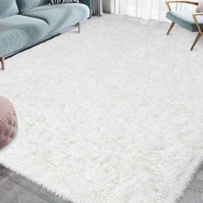 China Custom Large Non-slip Luxury Living Room Plush Floor Rugs Waterproof Plush Carpet Covers for sale