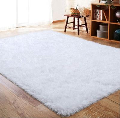 China Soft Living Room Covering Mat Protector Luxury Faux Fur Bedroom Shaggy Rugs And Carpet Anti Slip Plush Fluffy Anti Slip for sale