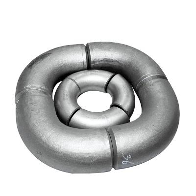 China Q235 Q195 Q215 DIN2605 DIN BS EN 10253 Carbon ST37.2 90 Degree 3d 5d Steel Pipe Bend for sale