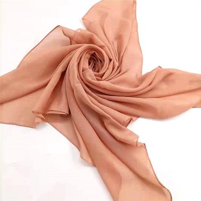 China 2021 100%polyester full color polyester 100 muslim veil shawl bright full color hijab in low price ready to ship supplier tudung for sale