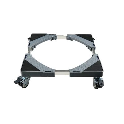 China Removable Universal Furniture Support Roller Washing Machine Fridge Base Bracket Fridge Washing Machine Trolley Bracket Mount FM-B2 for sale