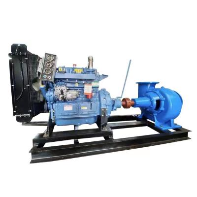 China Anti - Corrosion Large Capacity HW Horizontal Type Water Mixed Flow Pump For Irrigation Flood Control for sale