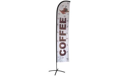 China Outdoor Advertising Beach Flag Banner  for sale