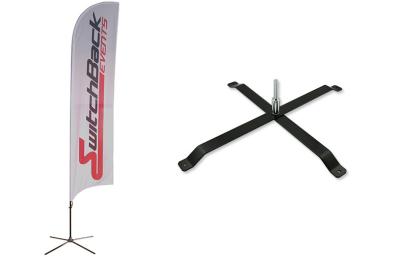 China Custom Promotion Swltchback Flying Signs Banners for Beach advertising for sale