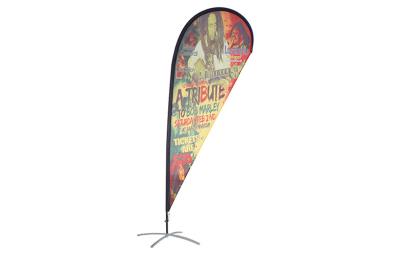 China Music Festival feather advertising flags , exhibition Beach advertising for sale