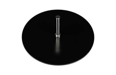 China Custom Advertising Indoor Flag Pole Base , Round Metal Plate for Quick exhibition for sale