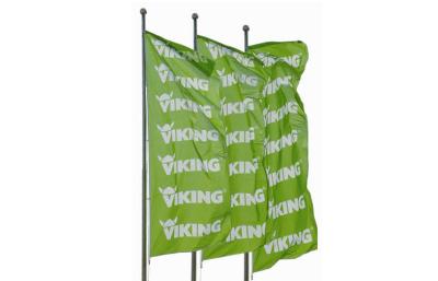 China Screen Printing Bright Color Custom Advertising Flags for Outdoor Promotion for sale