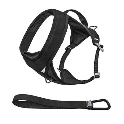 China Wholesale DETACHED No Pull Dog Reflective Tactical Harness Custom Pattern Pet Leash Harness Set For Running for sale