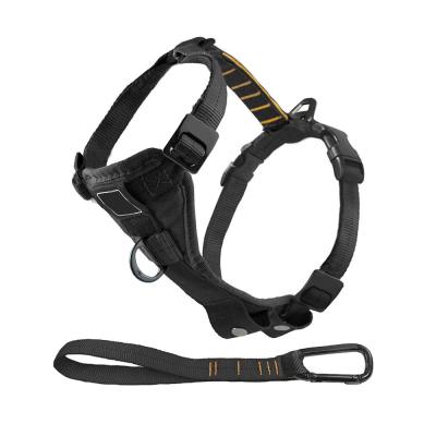 China DETACHED No Pull Mesh Front Clip Car Safety Security Heavy Duty Dog Harness Dog Training Vest For Dogs for sale