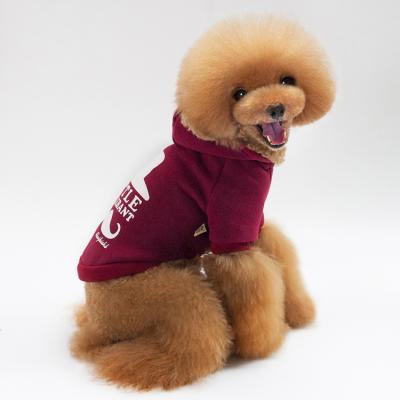 China Viable Wholesale Custom Outfits Dog Clothes Jacket Multi Color Winter Dog Warm Sweatshirt Hoodie for sale