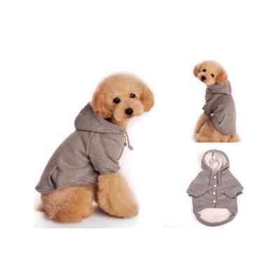 China Small Puppy Cat Hoodie Dog Cotton Coat Sustainable Pet Winter Clothes Warm Jacket for sale