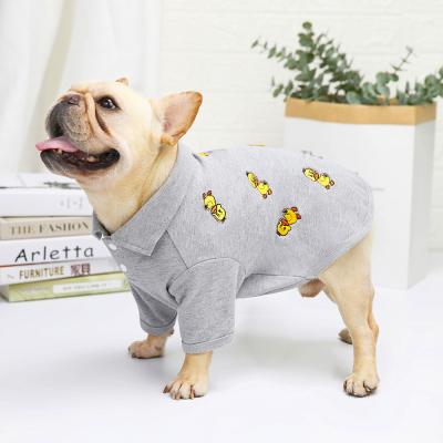 China High Quality Customized Viable Comfortable Cotton Embroidery Dog Shirts Comfortable Breathable Clothes for sale