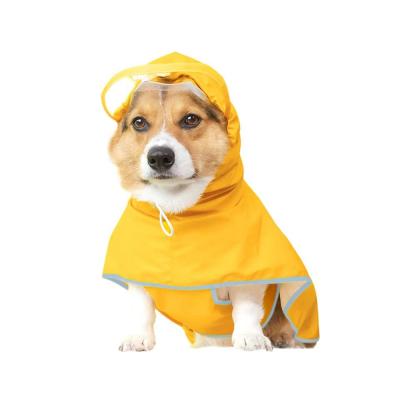 China Viable Personality Water Resistant Dog Hoodie Rain Reflective Cap for sale