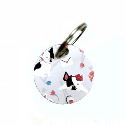 China Padded Customize ID Tag Name Engraved Dog Accessories Metal Dog Tag With Personalized Images for sale