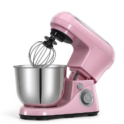 China Bowl-Lift Design Stand Mixer 1200W 5.3 Quart 6 Speed ​​Tilt Head Kitchen Commercial Food Blender with Accessories (Pink) for sale