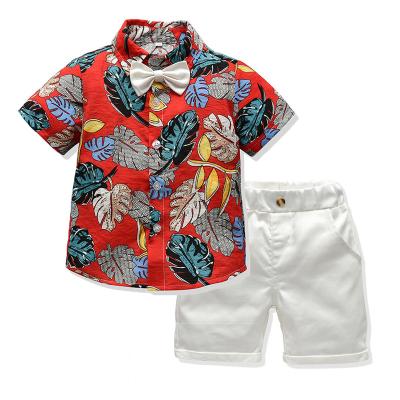 China Casual In Summer Running Kids Clothes Boys Short Sets For Kids Beach Leisure Suit for sale