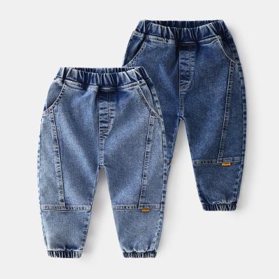 China Color Fade Proof 2022 Running Boys Model The Most Well-designed Italian Kids Boys Sweat Pant Jeans From China for sale