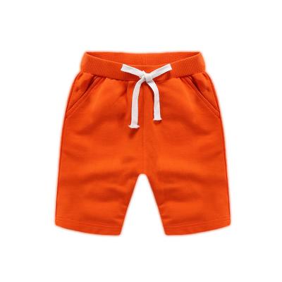 China Wholesale Boys Sports Summer Kids Anti-pilling Clothes 100% Cotton Solid Color Sports Sweat Shorts for sale