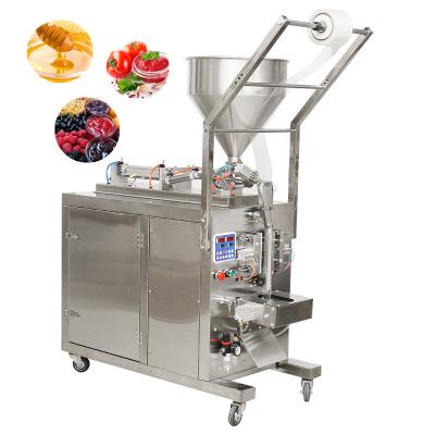 China New High Efficiency Intelligent System 30ml Jam Bag Weighing Automatic Packing And Sealing Machine for sale