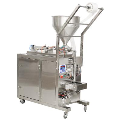 China Easy Operation Automatic Good Price Ketchup Crushed Potato Sachet Flow Wrapping And Sealing Machine for sale