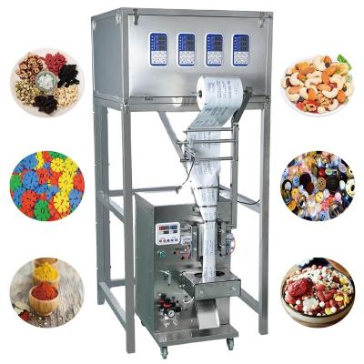 China High Efficient Fully Automatic Granule Medicine Pill Multi Head Diamond Drawing Big Four Quantitative Packaging Machine for sale