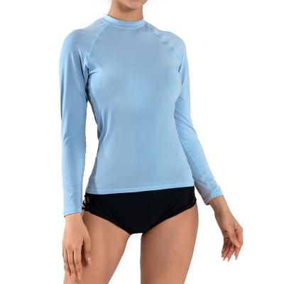 China Long Sleeve Gym Workout Running Custom Cheerleading Uniforms Long Sleeve Rash Guard Sun Shirts With Thumb Holes for sale