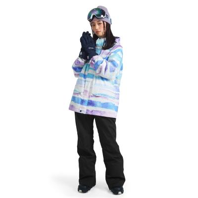 China Breathable Outdoor Ski Jackets Ski Suit Wholesale Women Waterproof Customize Snowboard Jacket for sale