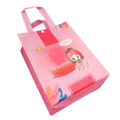 China Custom Reusable Eco-Friendly Nonwoven Grocery Bag Logo Eco-Friendly Bag for sale