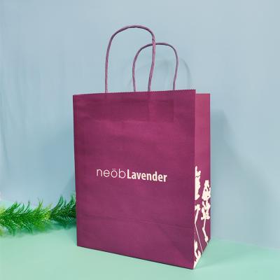 China Recyclable Cheap Kraft Paper Packaging Bags Customized Kraft Paper Printed Bag Paper Bags Luxury Packaging Clothing Shopping for sale