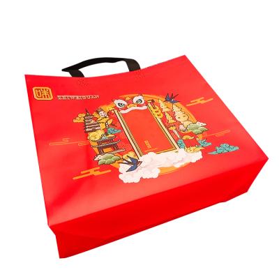 China Reusable Tote Bag Eco - Friendly Wholesale Promotional Shopping Non Woven Fabric With Logo for sale