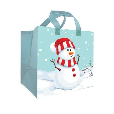 China Factory Wholesale Fashion Christmas Nonwoven Shopping Bag Promotional Eco-friendly Laminated Nonwoven Shopping Bag for sale