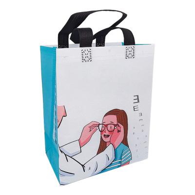 China Promotional Boutique Customized Eco - Friendly Laminated Shopping Handbag Nonwoven Bag Eco - Friendly for sale