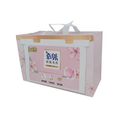 China Advertising Reusable Nonwoven Logo Bag Eco - Friendly Printed Nonwoven Composite Bag for sale