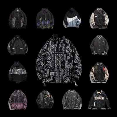 China QUICK DRY Embroidery match color machining loose men's coat autumn and winter fashion student jacket manufacturers wholesale for sale