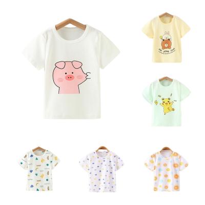 China 2022 summer new foreign slim children's cotton apparel manufacturers QUICK DRY short sleeve boys T-shirt wholesale at low prices for sale