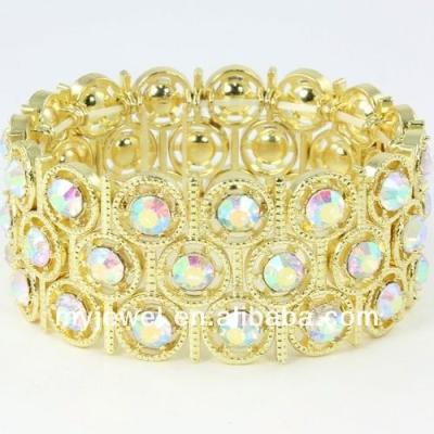 China Crystal Fashion Men's Crystal Bracelets Stretch Bracelet for sale