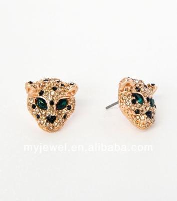 China Stud Panther Studs Ear Tag Clips for sale