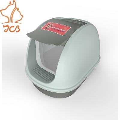 China Sustainable automatic cat litter box with tray in closet for sale