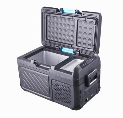 China low noise & Fast Cooling Mobile Car Cooler 18l Mini Fridges Freezer DC 12v 24v Car Portable Fridge Compressor for sale