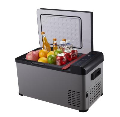 China 12 Volt Fridge Freezer Car Mini Deep Refrigerator Portable Compressor Beer Camping Sports OEM Outdoor 20L Liters for sale