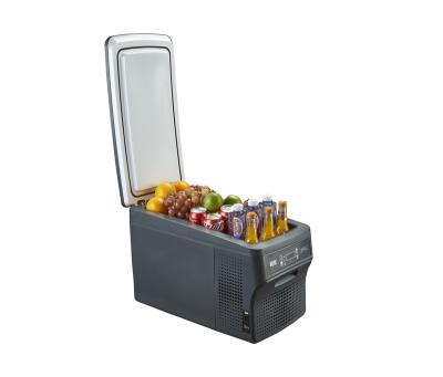 China Portable Mini Car Fridge Sports Car Refrigerator Battery Operated Electric Cooler Box Freezer Refrigerator For Camping for sale