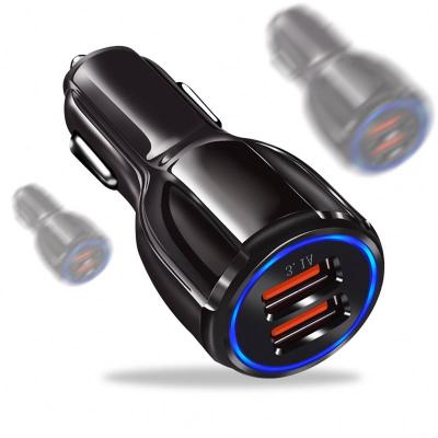 China LED Indicator Unionup Car Phone Adapter Car Charger USB Fast Charging for sale