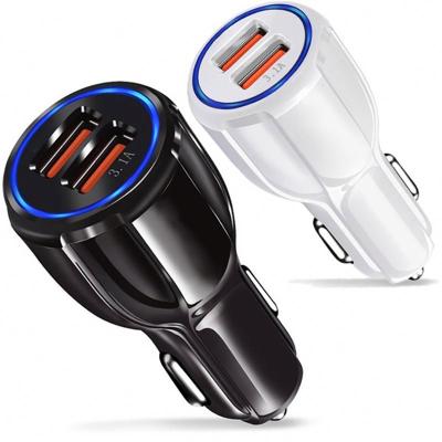 China LED Indicator Unionup Car Adapter Cigarette Lighter USB Charger for sale