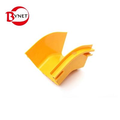 China PVC outer riser45 degree for 120mm fiber cable tray for sale