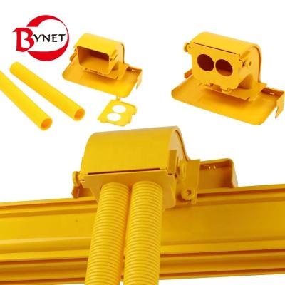 China Large Size Mobile PVC Cable Outlet Kit For Fiber Cable Tray for sale