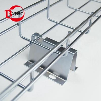 China 100 Floor Steel Rack For 100mm Width Wire Mesh Cable Tray for sale