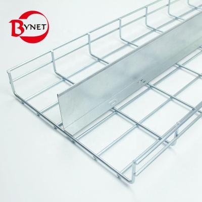 China Steel Divider For Electro Galvanized And Stainless Steel Wire Mesh Cable Tray for sale