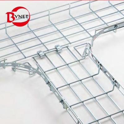 China Steel Wire Mesh Cable Tray Radiating Connector For Vertical Connection for sale